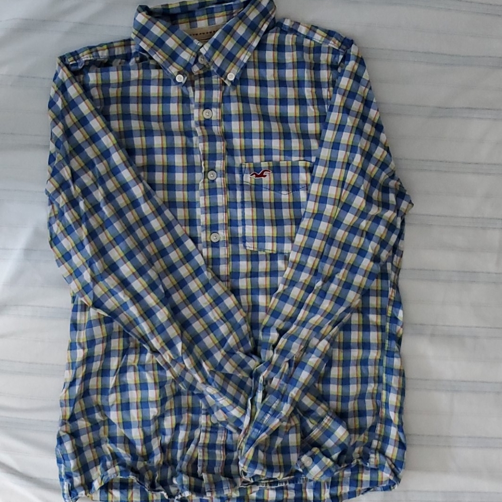 Hollister Checkered Casual Button Down